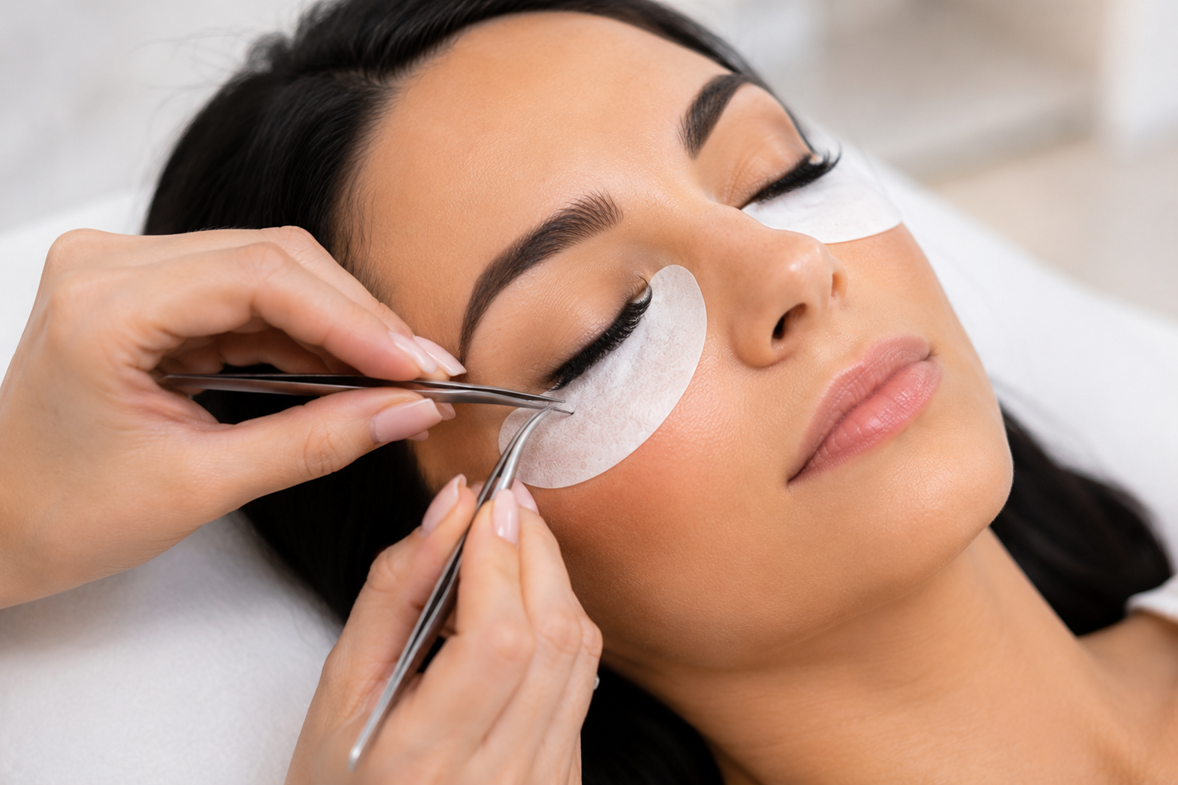 dezente Wimpernverlängerung Langenfeld natürliche Lashes künstliche Wimpern verlängern
